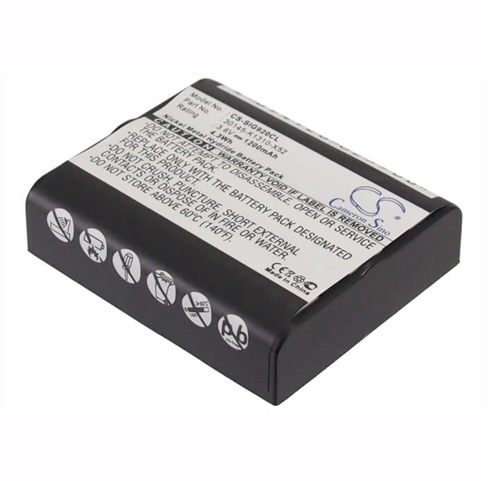 3.6V, 1200mAh, Ni-MH Battery fits Grundig, Cp500, Cp510, 4.32Wh