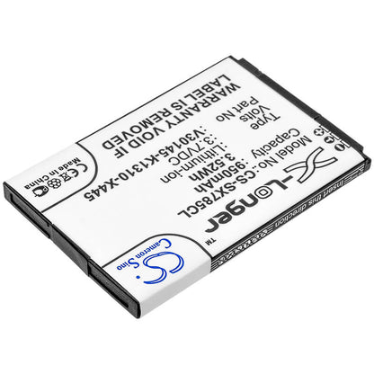 3.7V, 950mAh, Li-ion Battery fits Siemens, Gigaset Sl400, Gigaset Sl400a, 3.515Wh