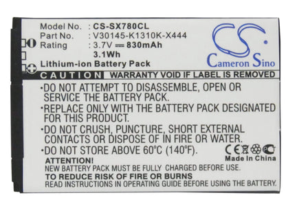 3.7V, 830mAh, Li-ion Battery fits Unify, 52-s2352-r141, L30250-f600-c230, 3.071Wh