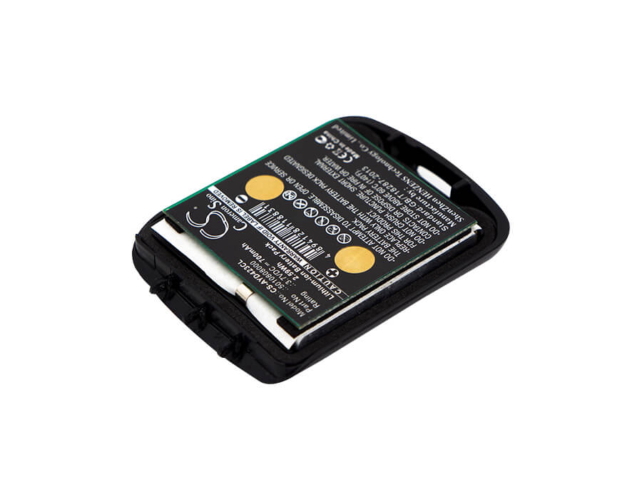 Black, 3.7V, 700mAh, Li-ion Battery fits Mobilteil, Ip65, 2.59Wh
