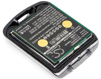 Silver, 3.7V, 700mAh, Li-ion Battery fits Funkwerk, Dect Fc4 Medical, Fc4, 2.59Wh