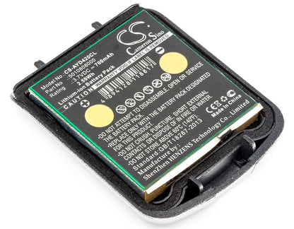 Silver, 3.7V, 700mAh, Li-ion Battery fits Mobilteil, Ip65, 2.59Wh