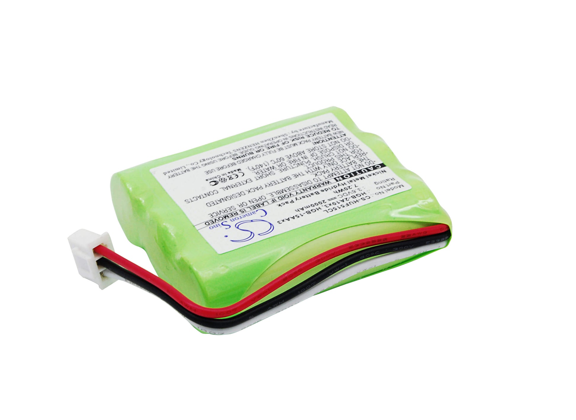 3.6V, 2000mAh, Ni-MH Battery fits Huawei, 515h, Ets2022, 7.2Wh