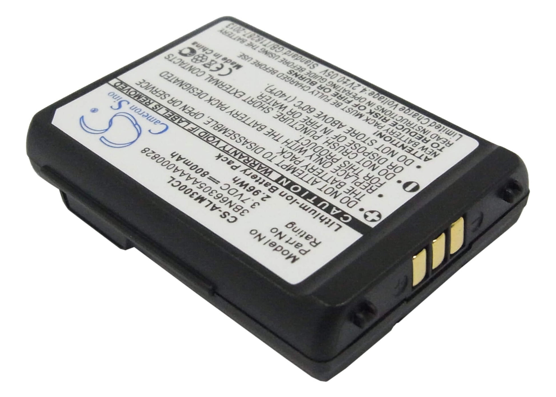 3.7V, 800mAh, Li-ion Battery fits Octophon, Open 300d, Open 400d, 2.96Wh