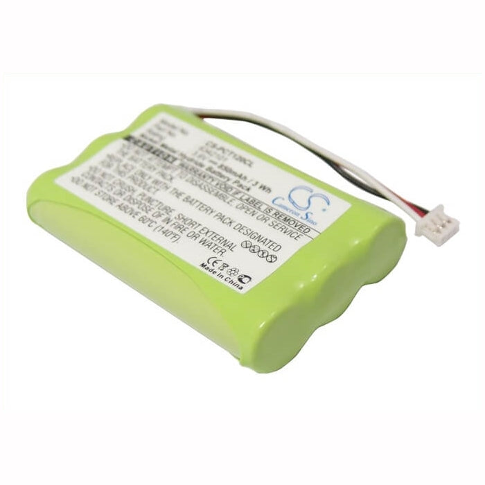 3.6V, 850mAh, Ni-MH Battery fits Plantronics, Ct11, Ct12, 3.06Wh