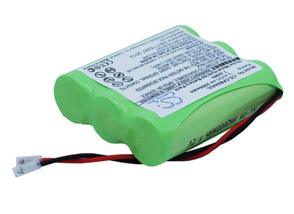 3.6V, 2000mAh, Ni-MH Battery fits Universel, Aa X 3, 7.2Wh
