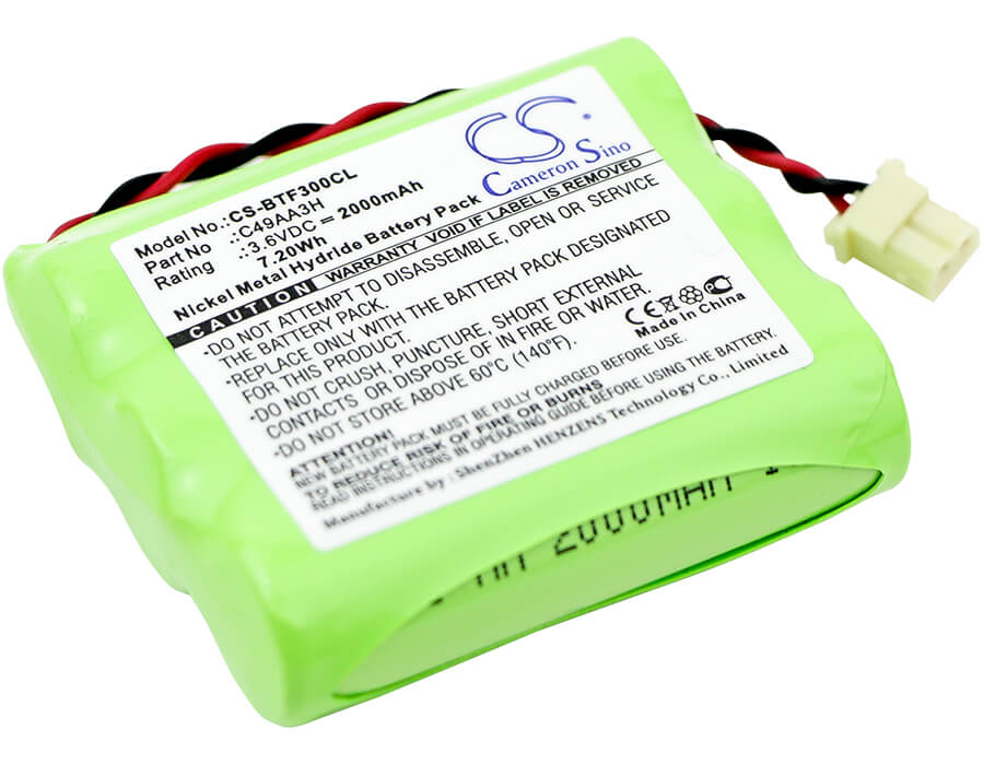 3.6V, 2000mAh, Ni-MH Battery fits Bt, Freelance 1, Freelance 2, 7.2Wh