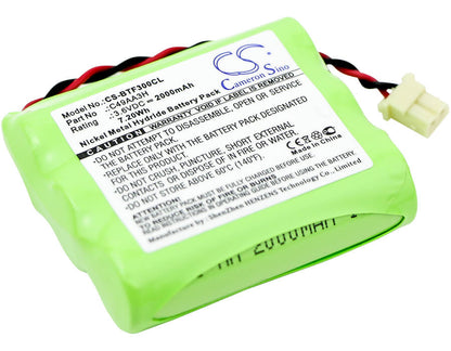 3.6V, 2000mAh, Ni-MH Battery fits Bt, Freelance 1, Freelance 2, 7.2Wh