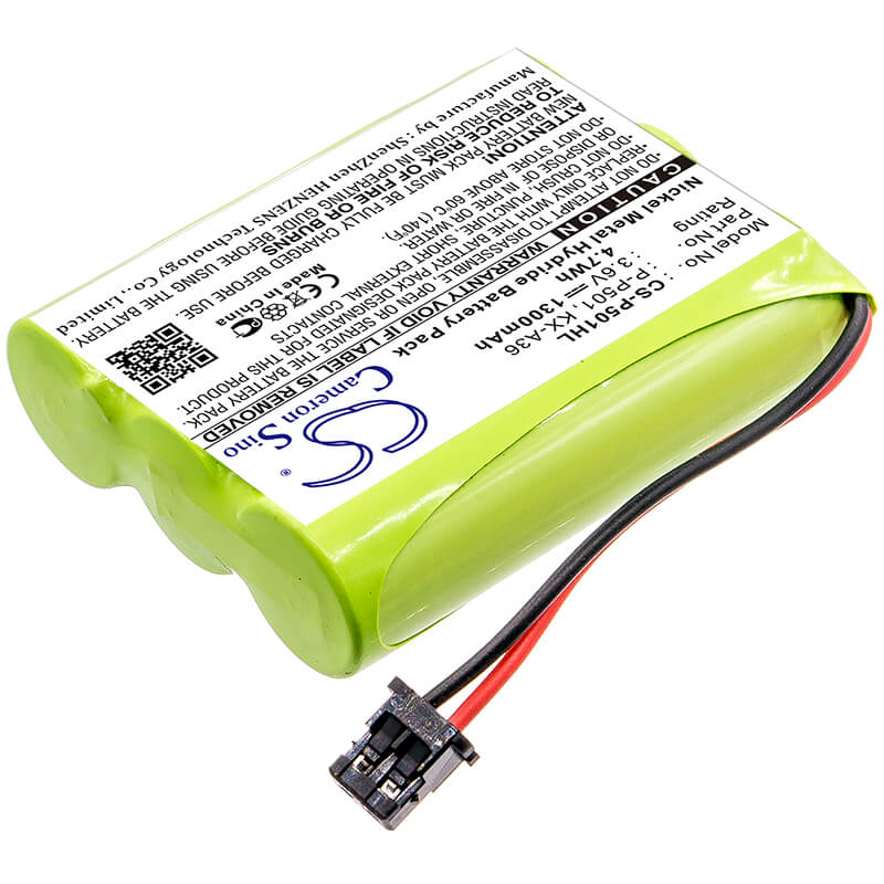 3.6V, 1300mAh, Ni-MH Battery fits Casio, Cp-1218, 4.68Wh