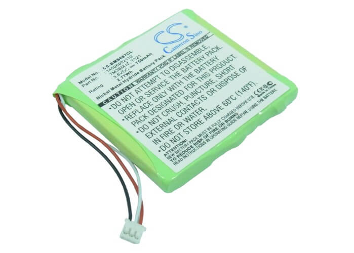 3.6V, 750mAh, Ni-MH Battery fits Detewe, 3gp4e, Memo, 2.7Wh