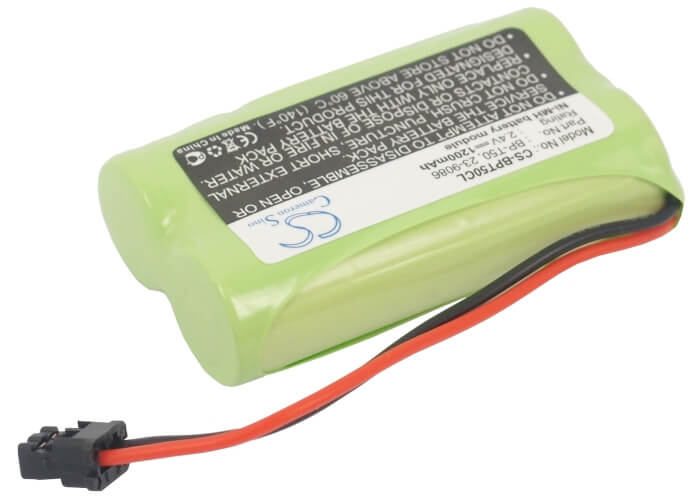 2.4V, 1200mAh, Ni-MH Battery fits Sanyo, Ges-pcf07, 2.88Wh