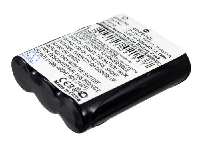 3.6V, 850mAh, Ni-MH Battery fits Panasonic, Kxfpg371, Kxfpg372, 3.06Wh