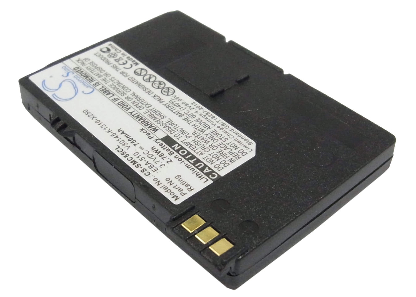 3.7V, 750mAh, Li-ion Battery fits Siemens, Gigaset 4015, Gigaset 4015 Micro, 2.775Wh