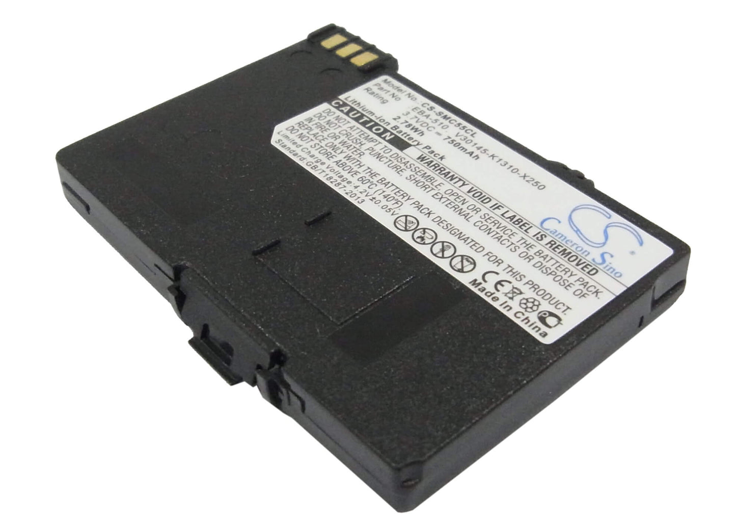 3.7V, 750mAh, Li-ion Battery fits Kpn, 500 Micro, Chicago 700e, 2.775Wh