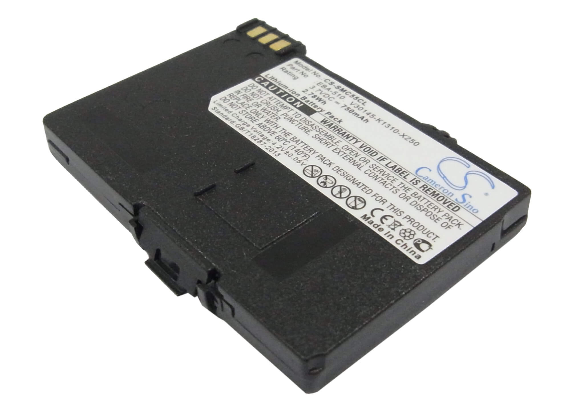 3.7V, 750mAh, Li-ion Battery fits Kpn, 500 Micro, Chicago 700e, 2.775Wh