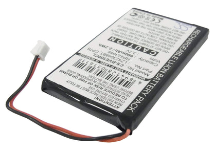 3.7V, 600mAh, Li-ion Battery fits Grundig, Calios 1, Calios 1a, 2.22Wh