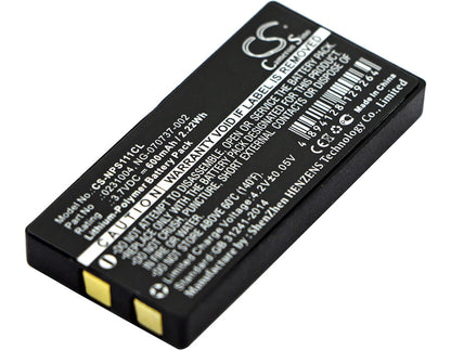 3.7V, 600mAh, Li-Polymer Battery fits Nec, Dterm, Ps111, 2.22Wh