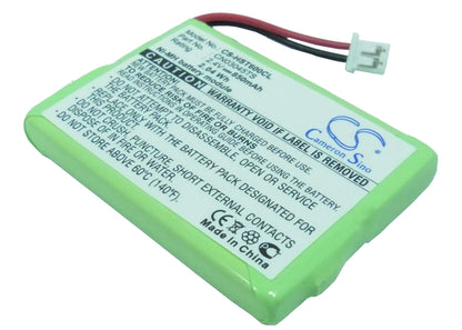 2.4V, 850mAh, Ni-MH Battery fits Hagenuk, Aio 600, 2.04Wh