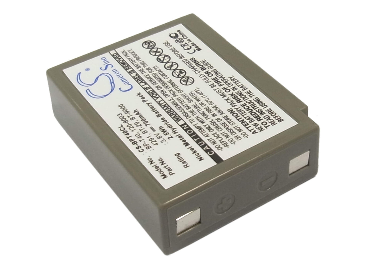 3.6V, 700mAh, Ni-MH Battery fits Telesys, Ts5060, Ts6060, 2.52Wh