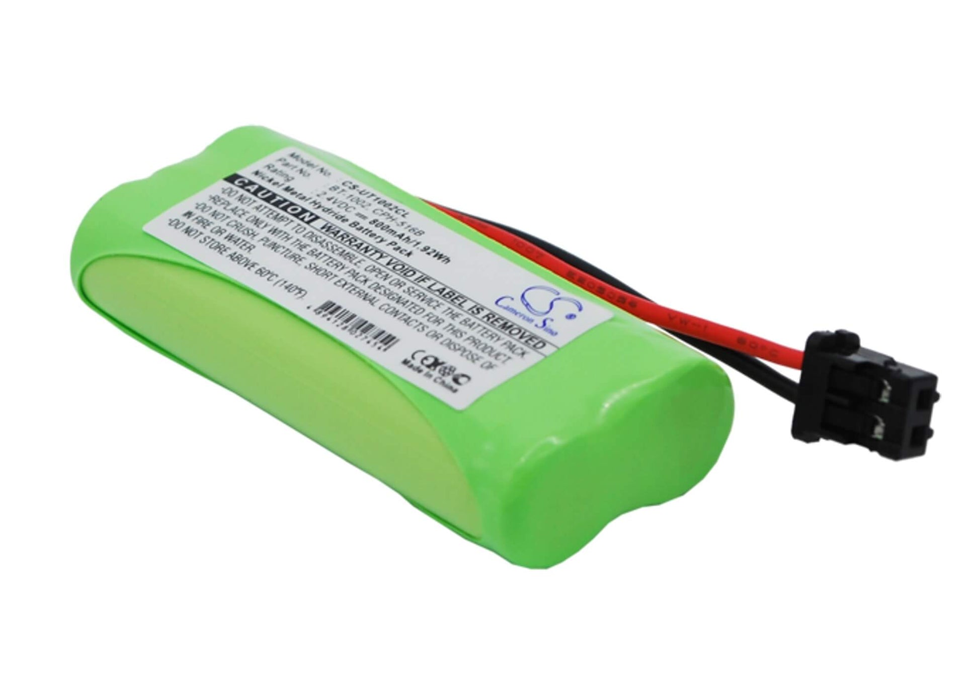 2.4V, 800mAh, Ni-MH Battery fits Toshiba, Dcx100, Dect 160, 1.92Wh