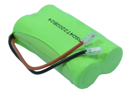 2.4V, 600mAh, Ni-MH Battery fits Universal, Aa X 2, 1.44Wh