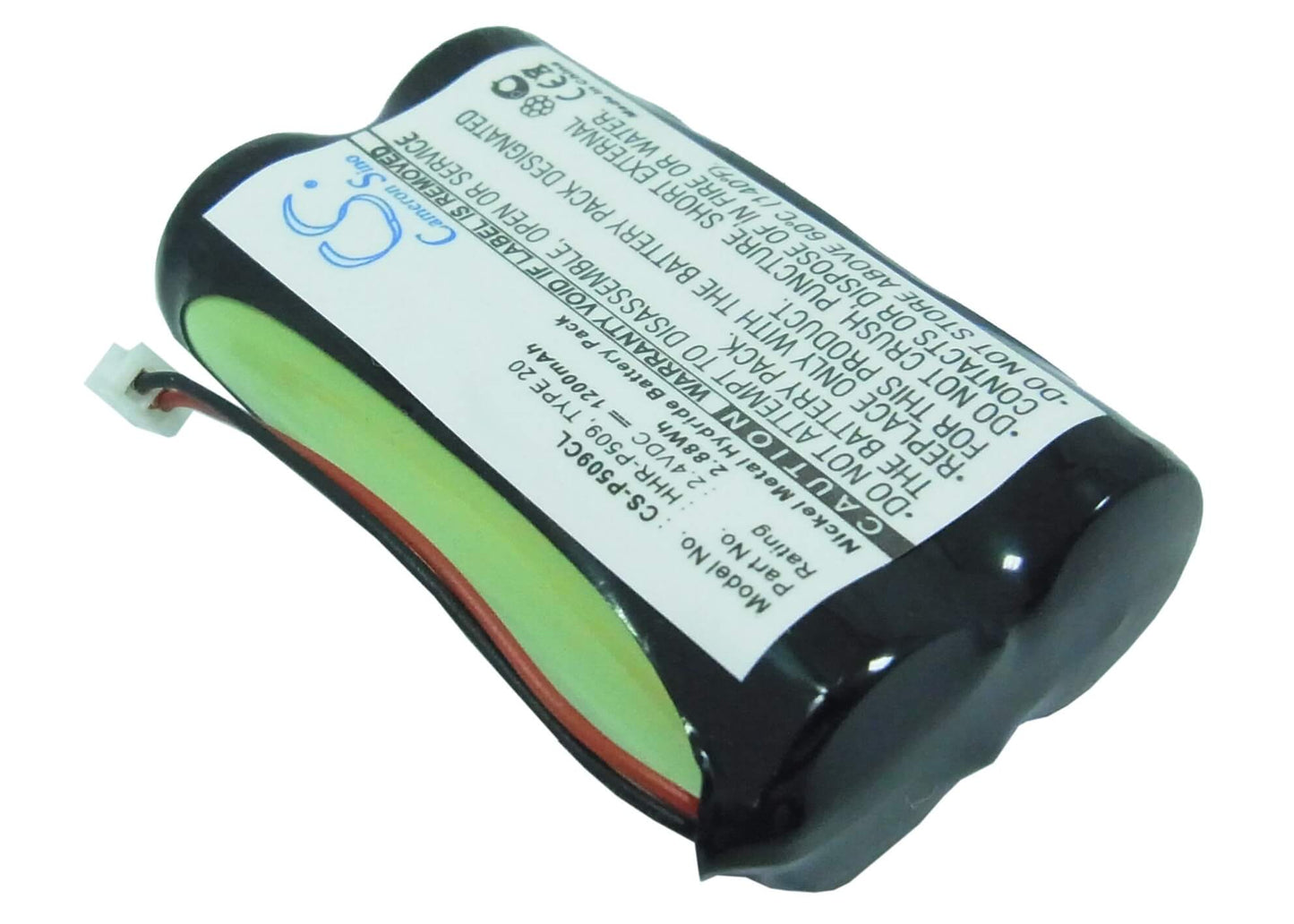 2.4V, 1200mAh, Ni-MH Battery fits Gp, 60aas3bmx, 2.88Wh