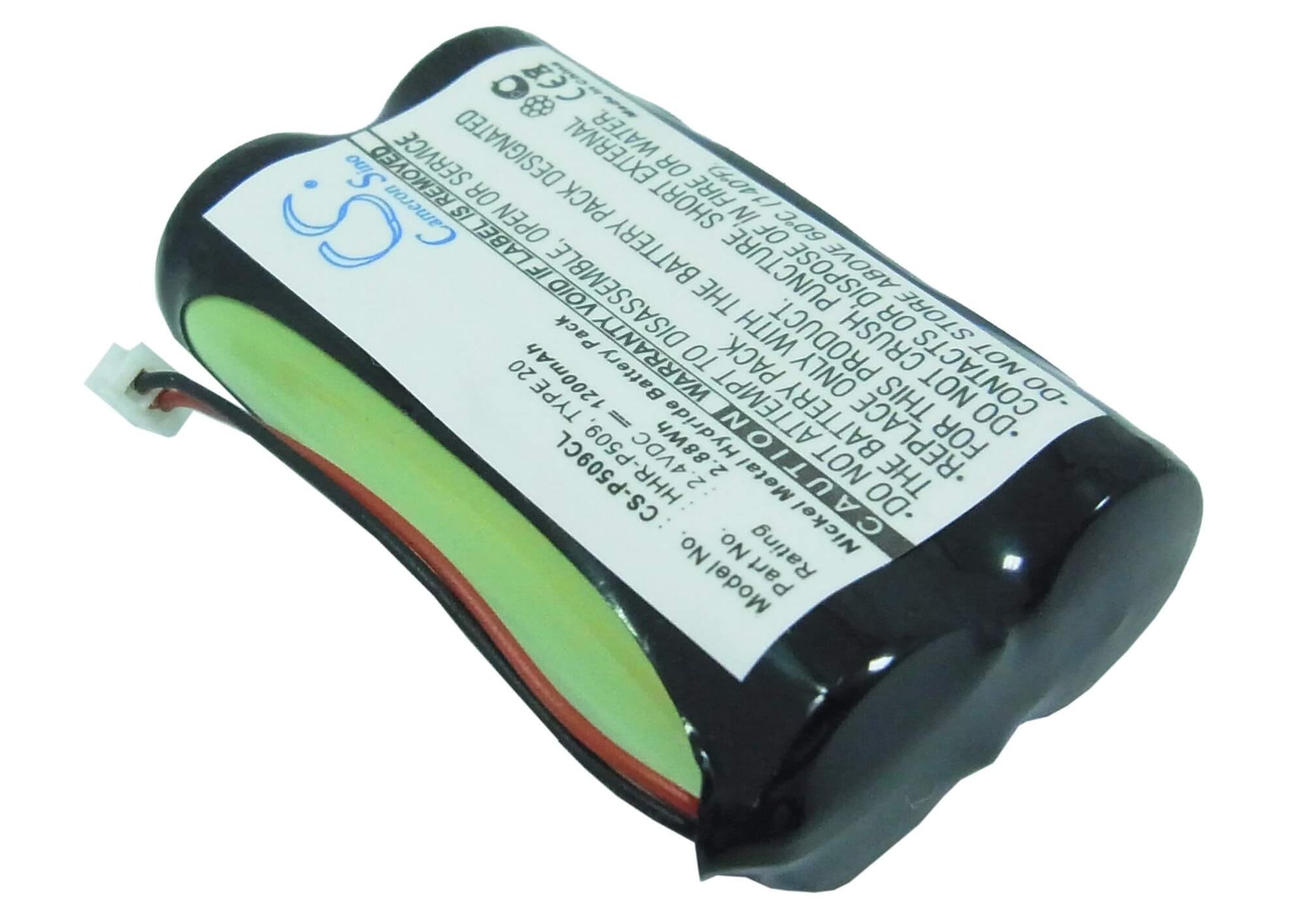 2.4V, 1200mAh, Ni-MH Battery fits Gp, 60aas3bmx, 2.88Wh