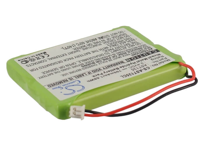 2.4V, 700mAh, Ni-MH Battery fits Detewe, Aastra, 1.68Wh