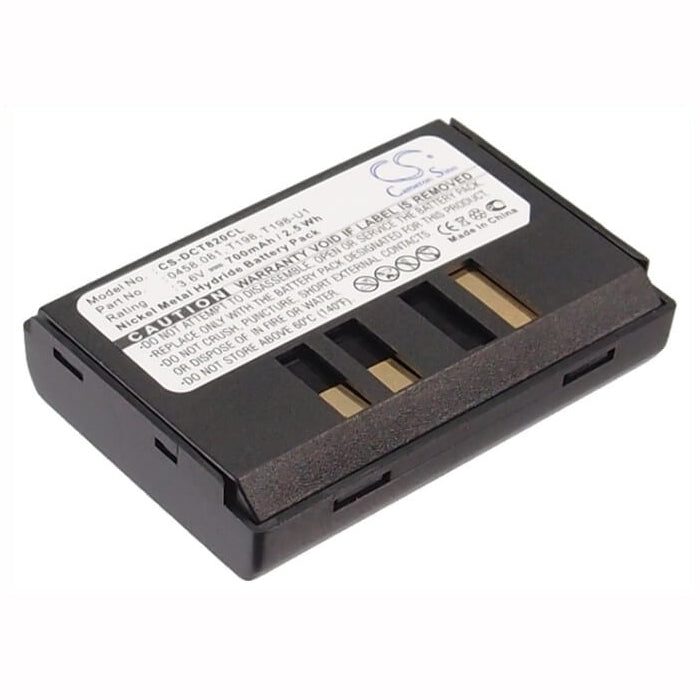 3.6V, 700mAh, Ni-MH Battery fits Dancall, Dect 8200, Dect 8400, 2.52Wh