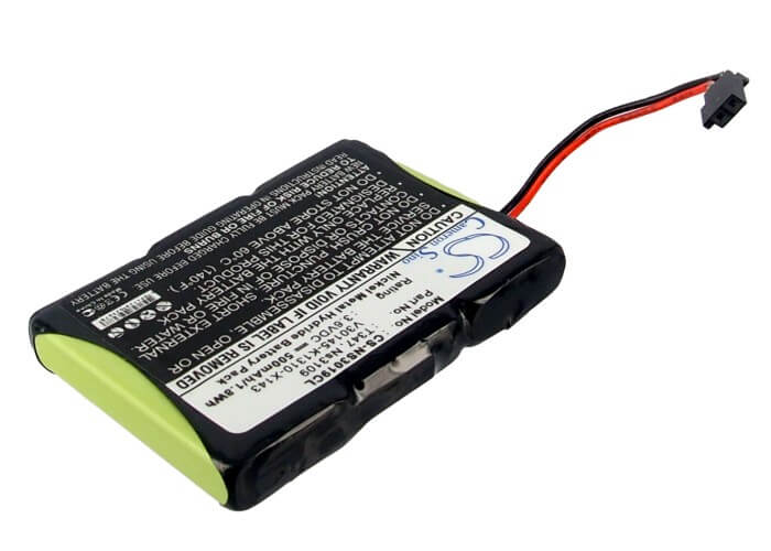 3.6V, 500mAh, Ni-MH Battery fits Telekom, Compact, T-sinus 45 Micro, 1.8Wh