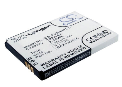 3.7V, 700mAh, Li-ion Battery fits Fritz!fon, Avm 2000, Avm 2446, 2.59Wh
