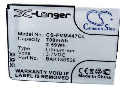 3.7V, 700mAh, Li-ion Battery fits Fritz!fon, Avm 2000, Avm 2446, 2.59Wh