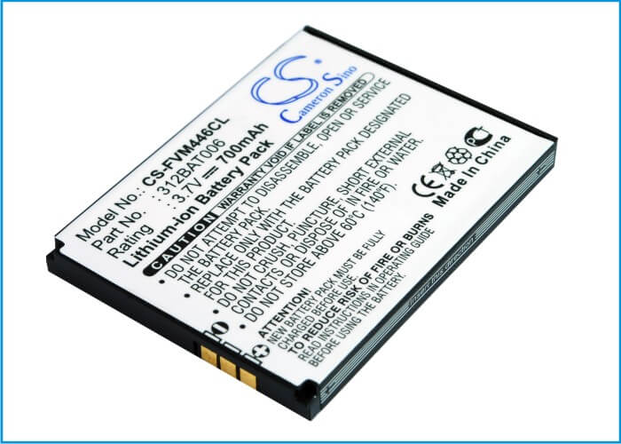 3.7V, 700mAh, Li-ion Battery fits Fritz!fon, 2000 2446, Avm 2000 2446, 2.59Wh
