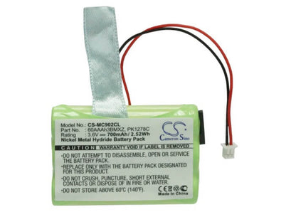 3.6V, 700mAh, Ni-MH Battery fits Nortel, C4010, C4020, 2.52Wh