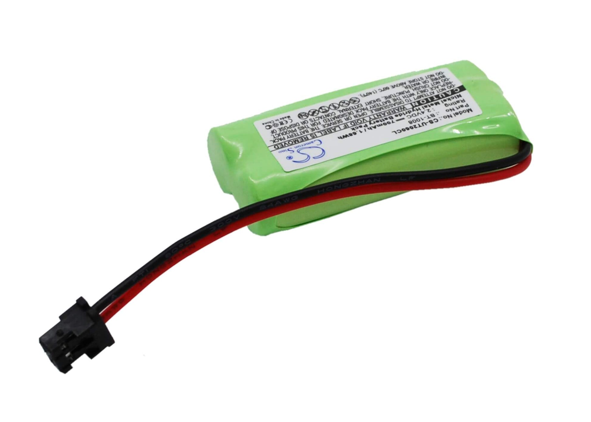 2.4V, 700mAh, Ni-MH Battery fits Radio Shack, 43-223, 1.68Wh