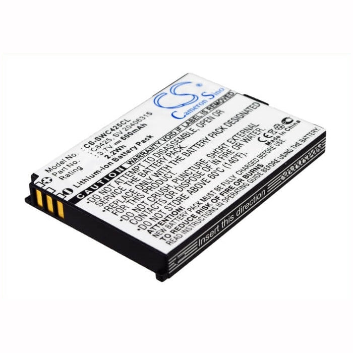 3.7V, 600mAh, Li-ion Battery fits Swissvoice, Esense, Esense Coloe E, 2.22Wh