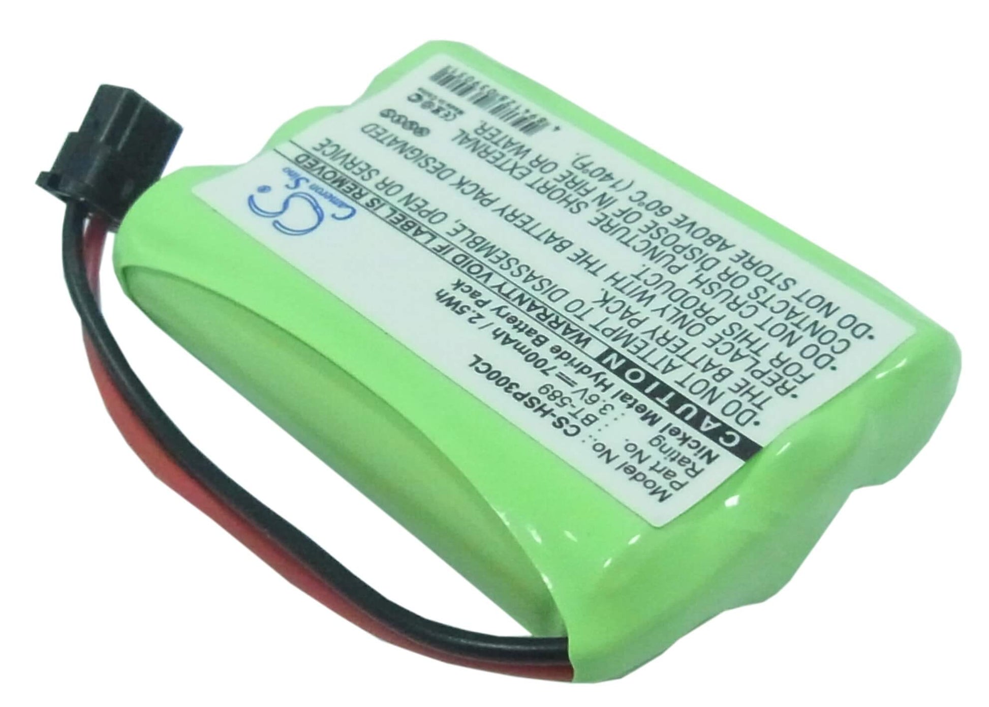 3.6V, 700mAh, Ni-MH Battery fits Hagenuk, Sl30080, Wp 300x, 2.52Wh