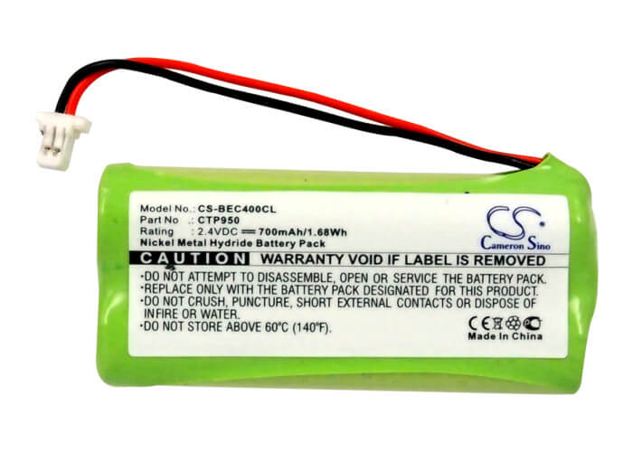 2.4V, 700mAh, Ni-MH Battery fits Bang & Olufsen, Beocom 4, 1.68Wh