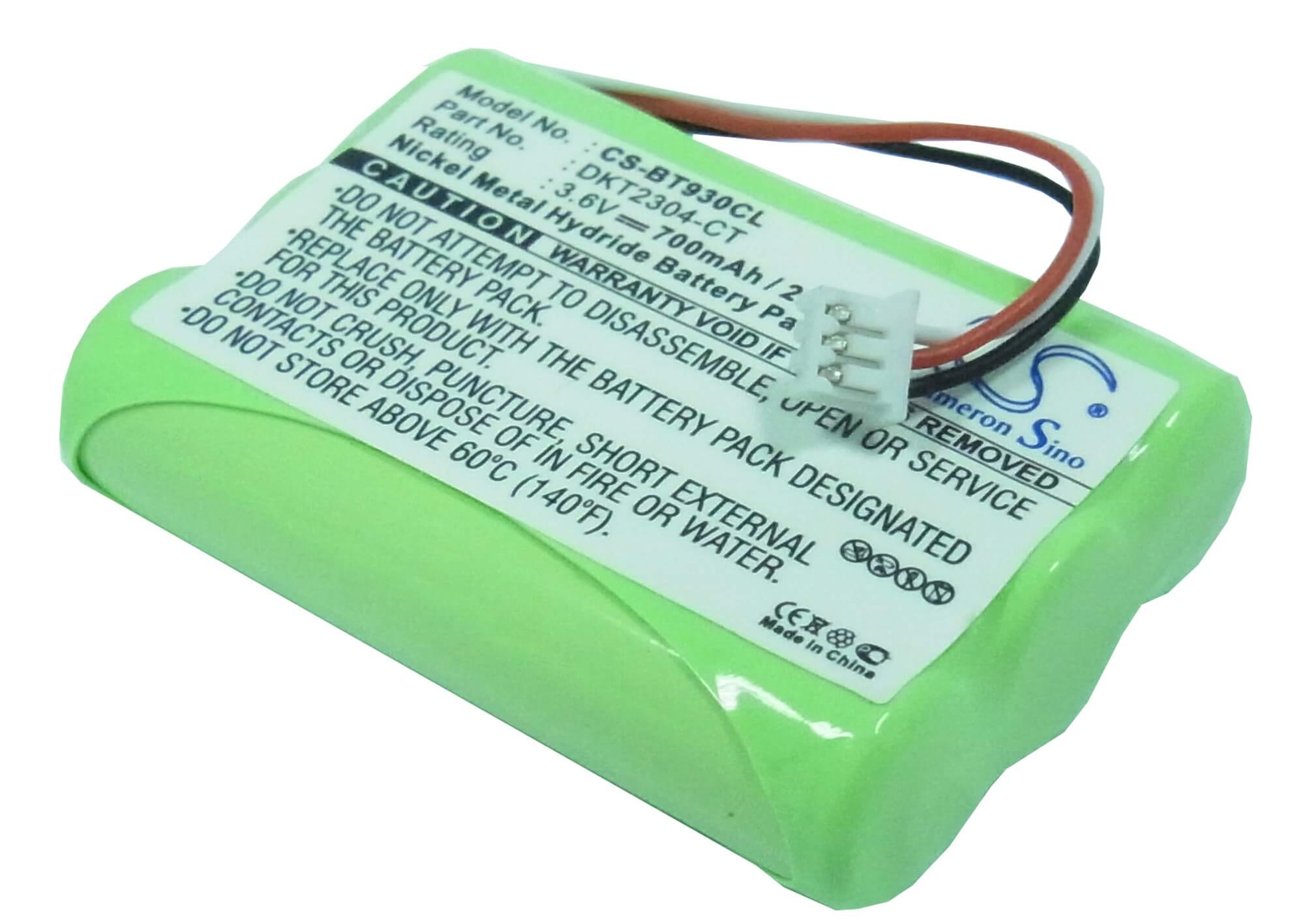 3.6V, 700mAh, Ni-MH Battery fits Toshiba, Dkt2304ct, Satellite Ana9310, 2.52Wh