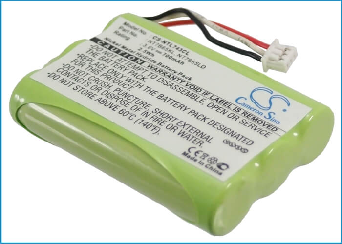 3.6V, 700mAh, Ni-MH Battery fits Avaya, 20dt, 4145, 2.52Wh