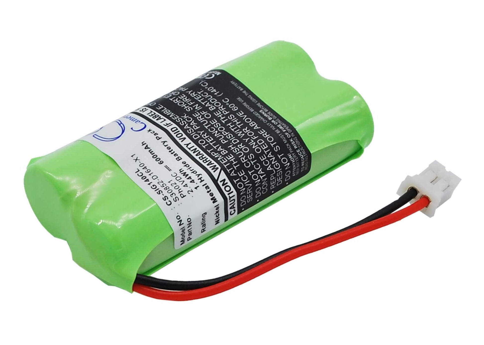 2.4V, 600mAh, Ni-MH Battery fits Siemens, Gigaset 140, 1.44Wh