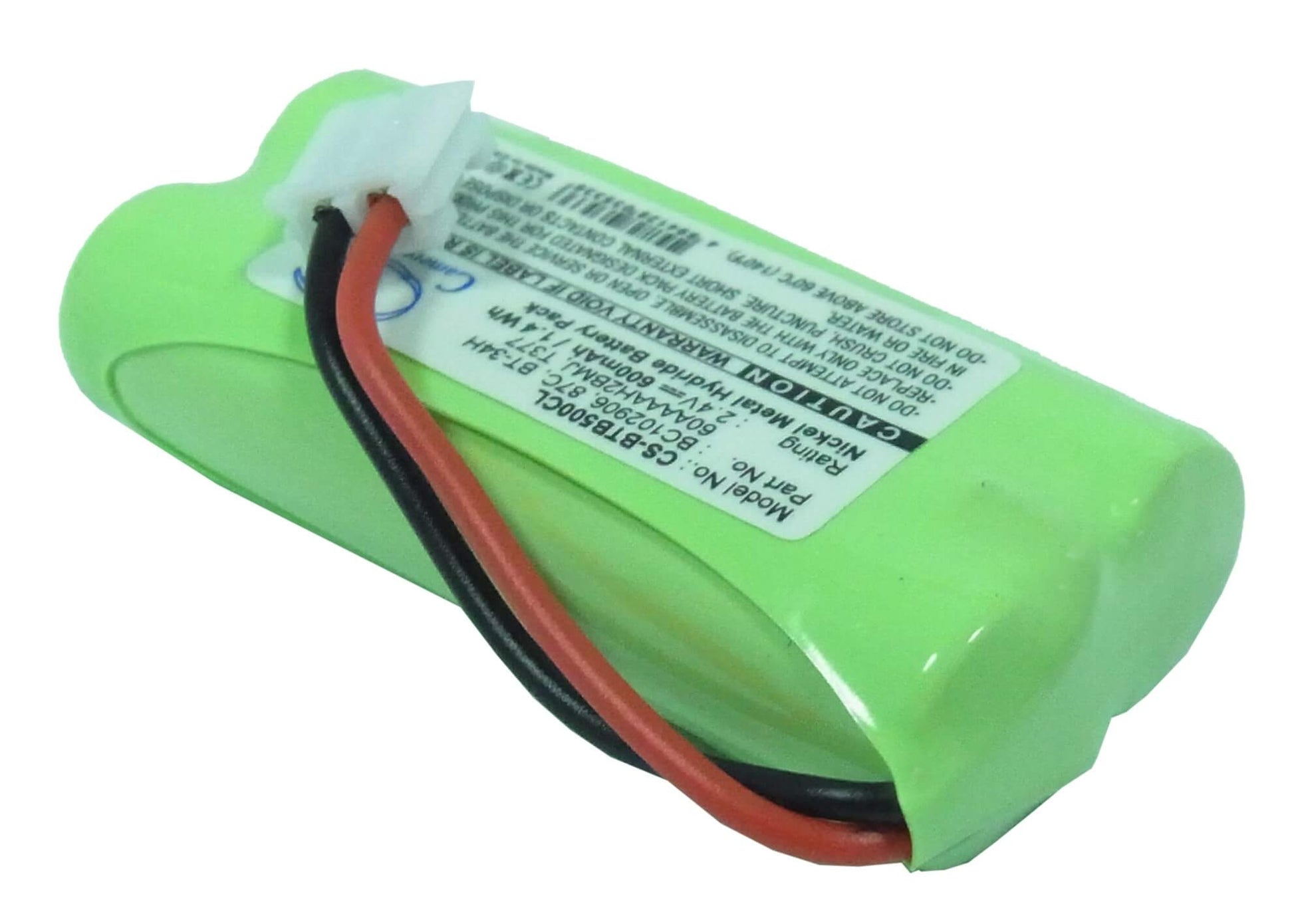2.4V, 600mAh, Ni-MH Battery fits Southwestern Bell, 2100, 2300, 1.44Wh