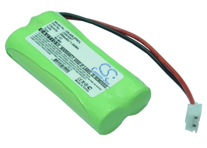 2.4V, 650mAh, Ni-MH Battery fits Binatone, Big Button Combo, 1.56Wh