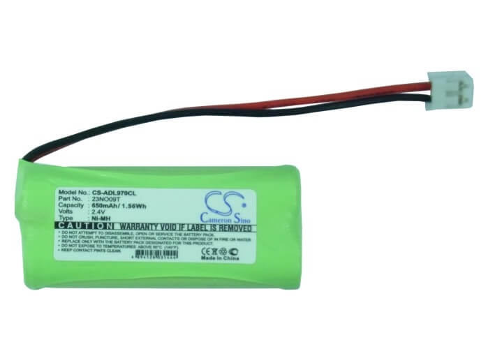 2.4V, 650mAh, Ni-MH Battery fits Texet, Tx-d7455a, 1.56Wh