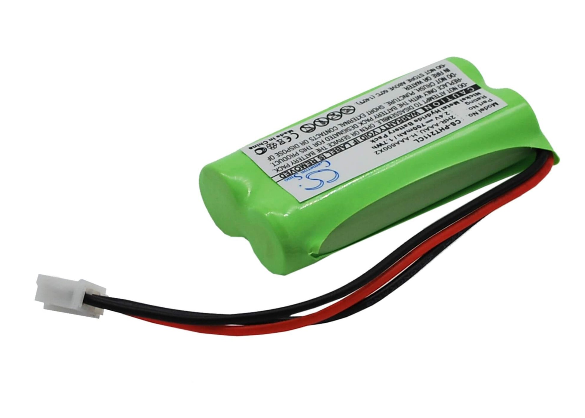 2.4V, 700mAh, Ni-MH Battery fits Philips, 215 Quattro, Aleor 300, 1.68Wh