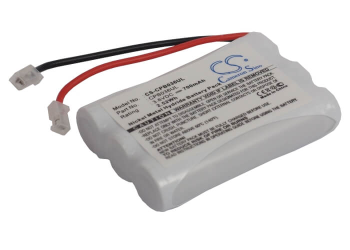 3.6V, 700mAh, Ni-MH Battery fits Gp, 60aaam3bmu, 2.52Wh