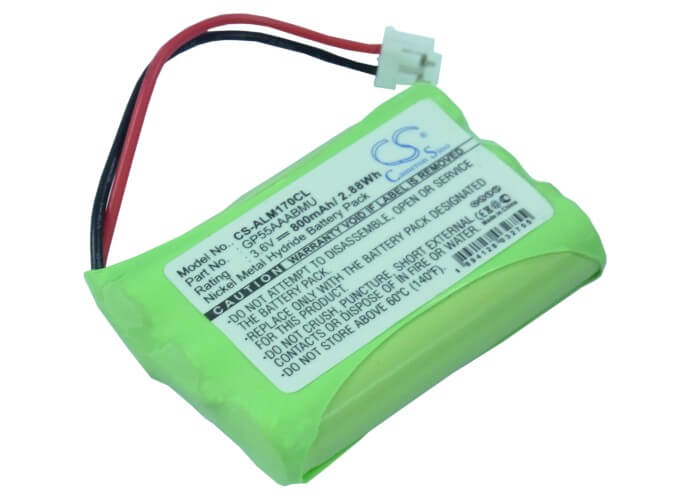 3.6V, 800mAh, Ni-MH Battery fits Alcatel, Alcatel Altiset S Gap, Alcatel Bilboa 570, 2.88Wh