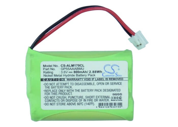 3.6V, 800mAh, Ni-MH Battery fits Betacom, Bc400, 2.88Wh