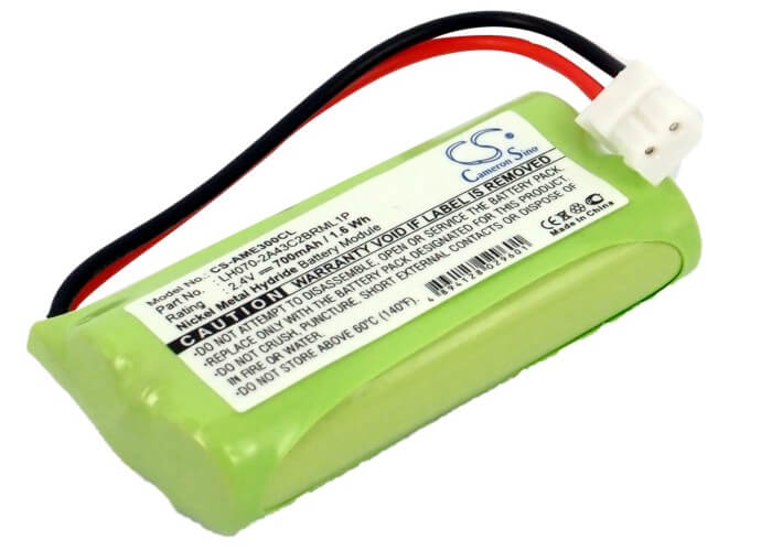 2.4V, 700mAh, Ni-MH Battery fits Gp, Gp1210, 1.68Wh