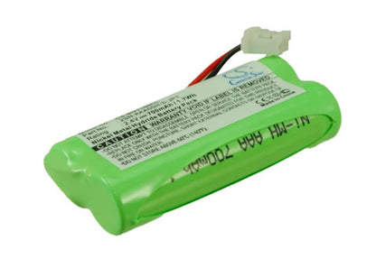 2.4V, 700mAh, Ni-MH Battery fits Sagem, D16t, D16t Duo, 1.68Wh